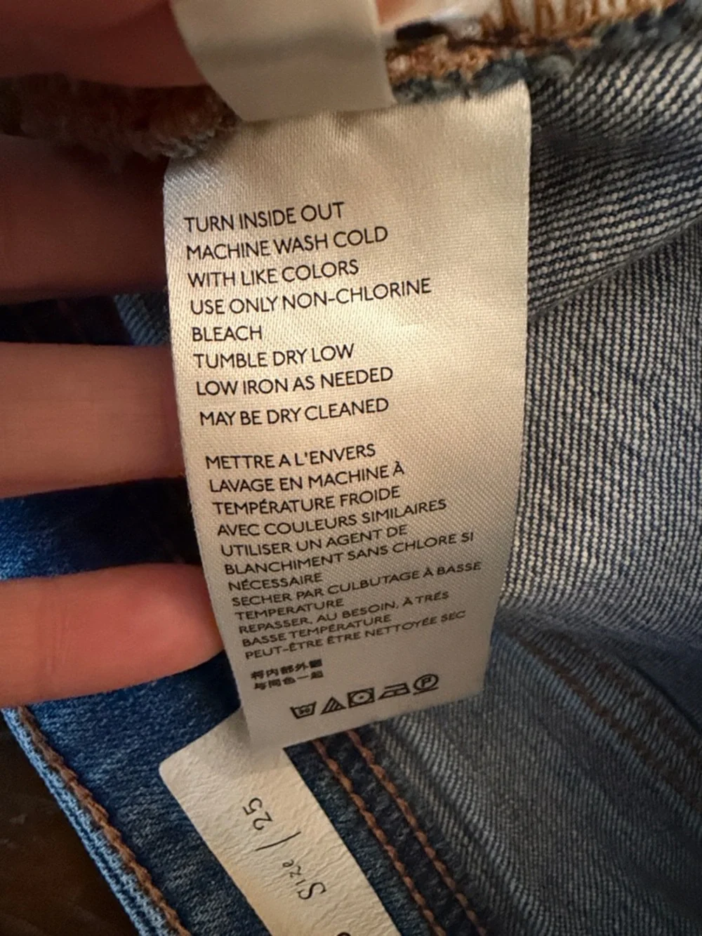 Anthropologie Pilcro & the Letterpress Blue Distressed Patchwork Denim Shorts - Picture 8 of 8